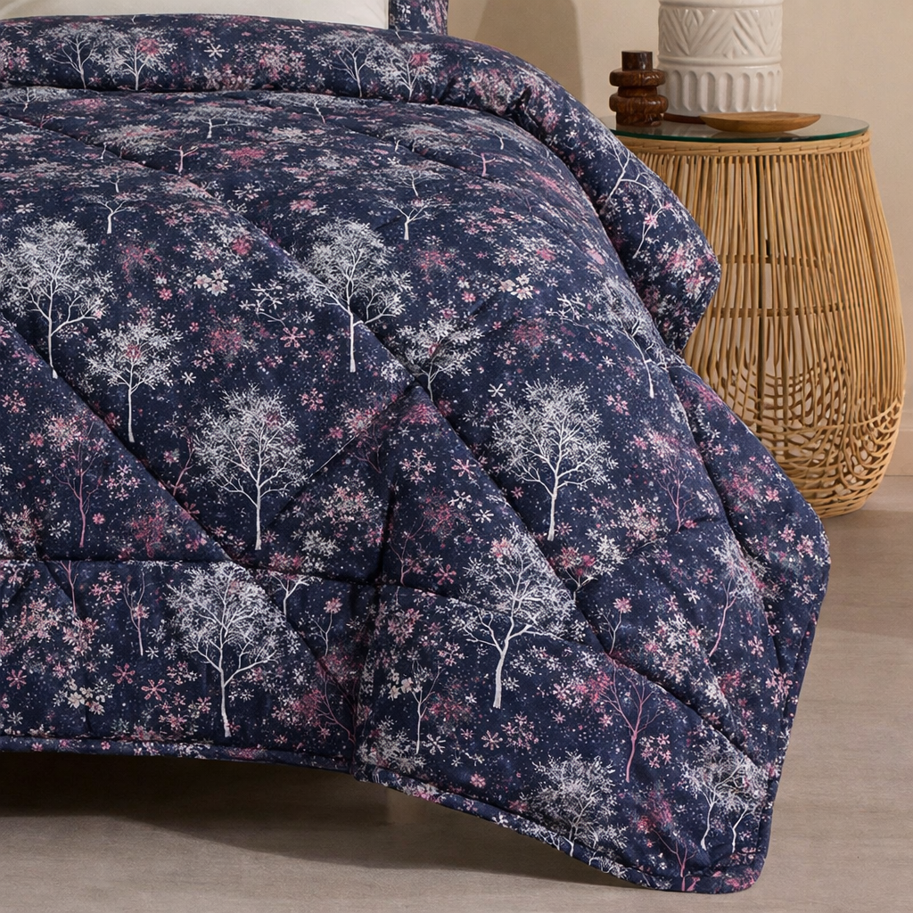 6 Pcs Quilted Comforter Set 405