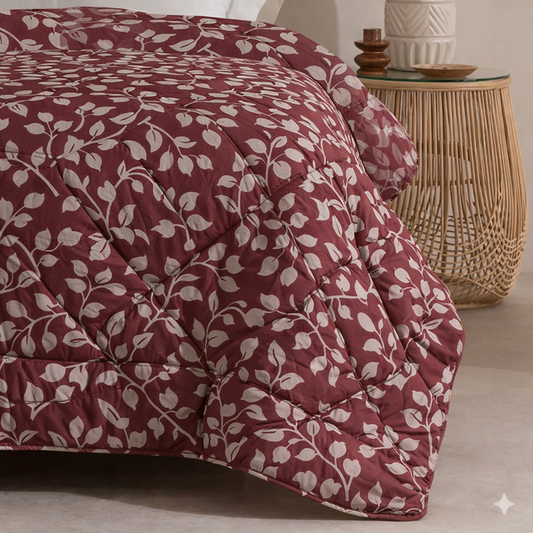 6 Pcs Quilted Comforter Set 409