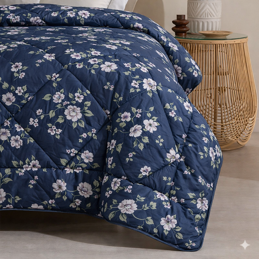 6 Pcs Quilted Comforter Set 415