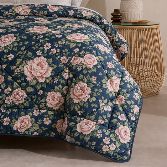 6 Pcs Quilted Comforter Set 404