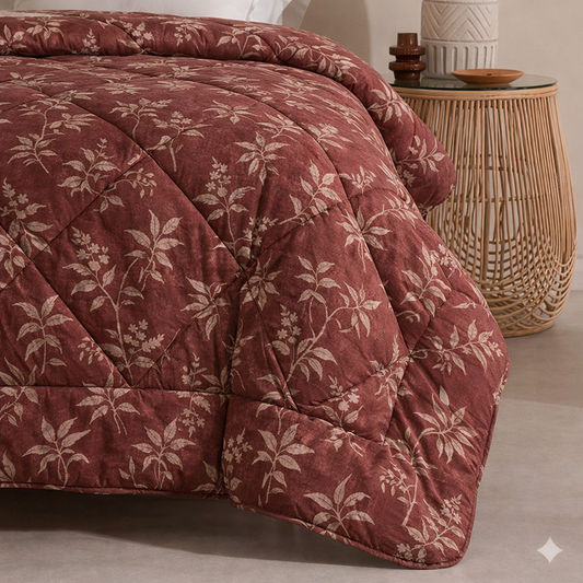6 Pcs Quilted Comforter Set 413