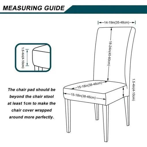 Fitted Style Cotton Jersey Chair Cover - Light Brown