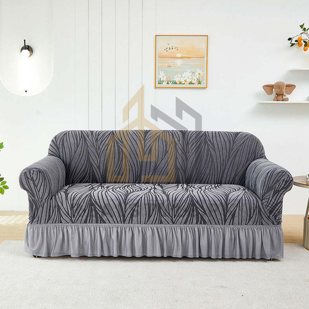 Zebra Velvet Stripe Sofa Cover