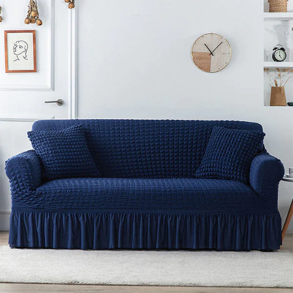 RUFFELED SUR SUCKER TURKISH SOFA COVER