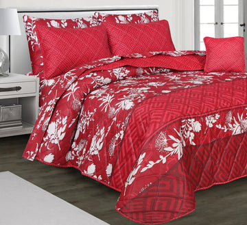 7 Pcs Quilted Comforter Set 353