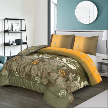 7 Pcs Quilted Comforter Set 349