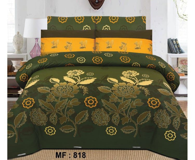 3 Pcs Bedsheet ME 818