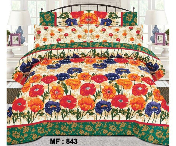 3 Pcs Bedsheet MF 843