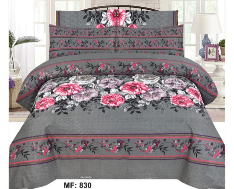 3 Pcs Bedsheet MF 830