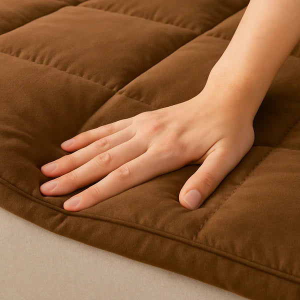 MATTRESS TOPPER CAMEL