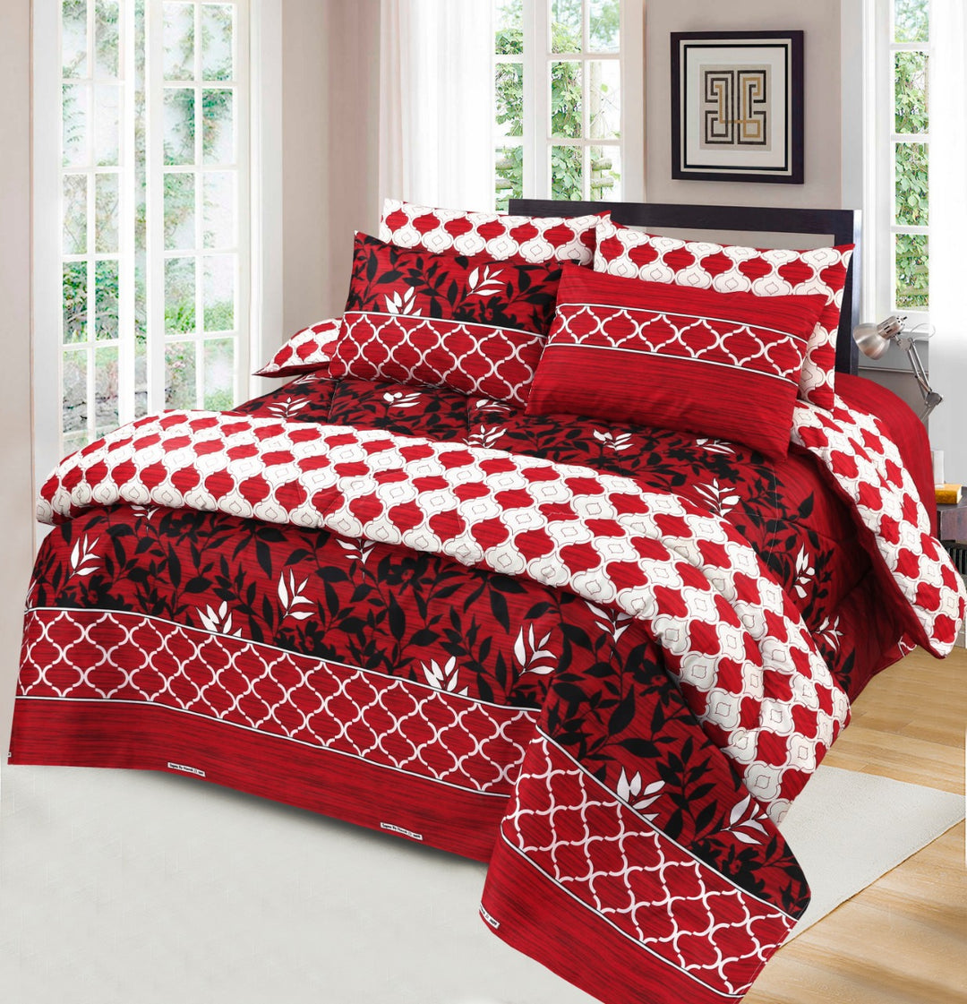 6 Pc Winter Comforter Set (Heavy Filling) 23
