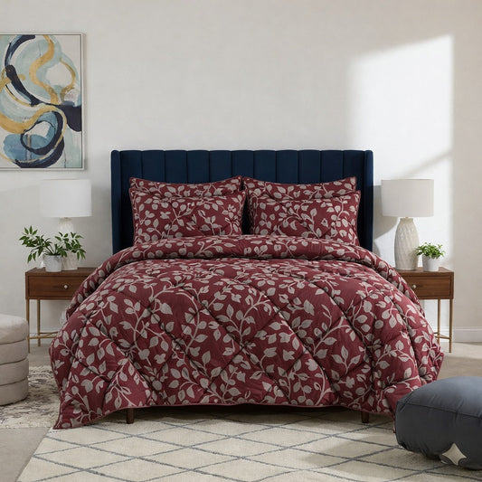 6 Pcs Quilted Comforter Set 409