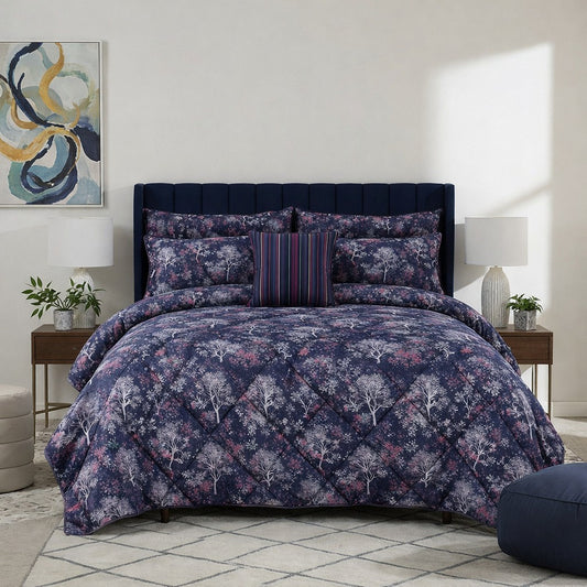 6 Pcs Quilted Comforter Set 405