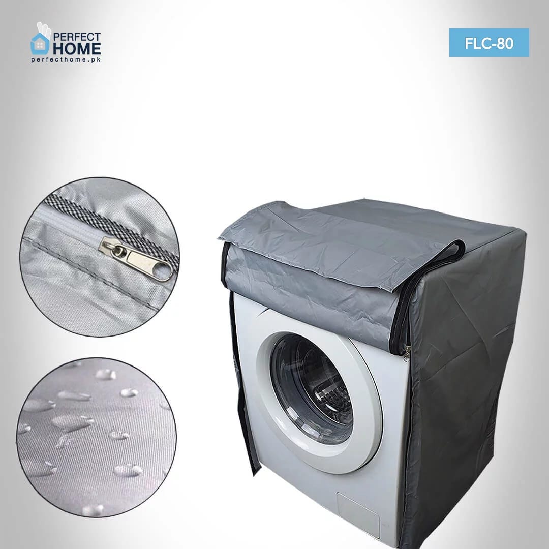 Waterproof Front Loaded Washing Machine Cover - Blue