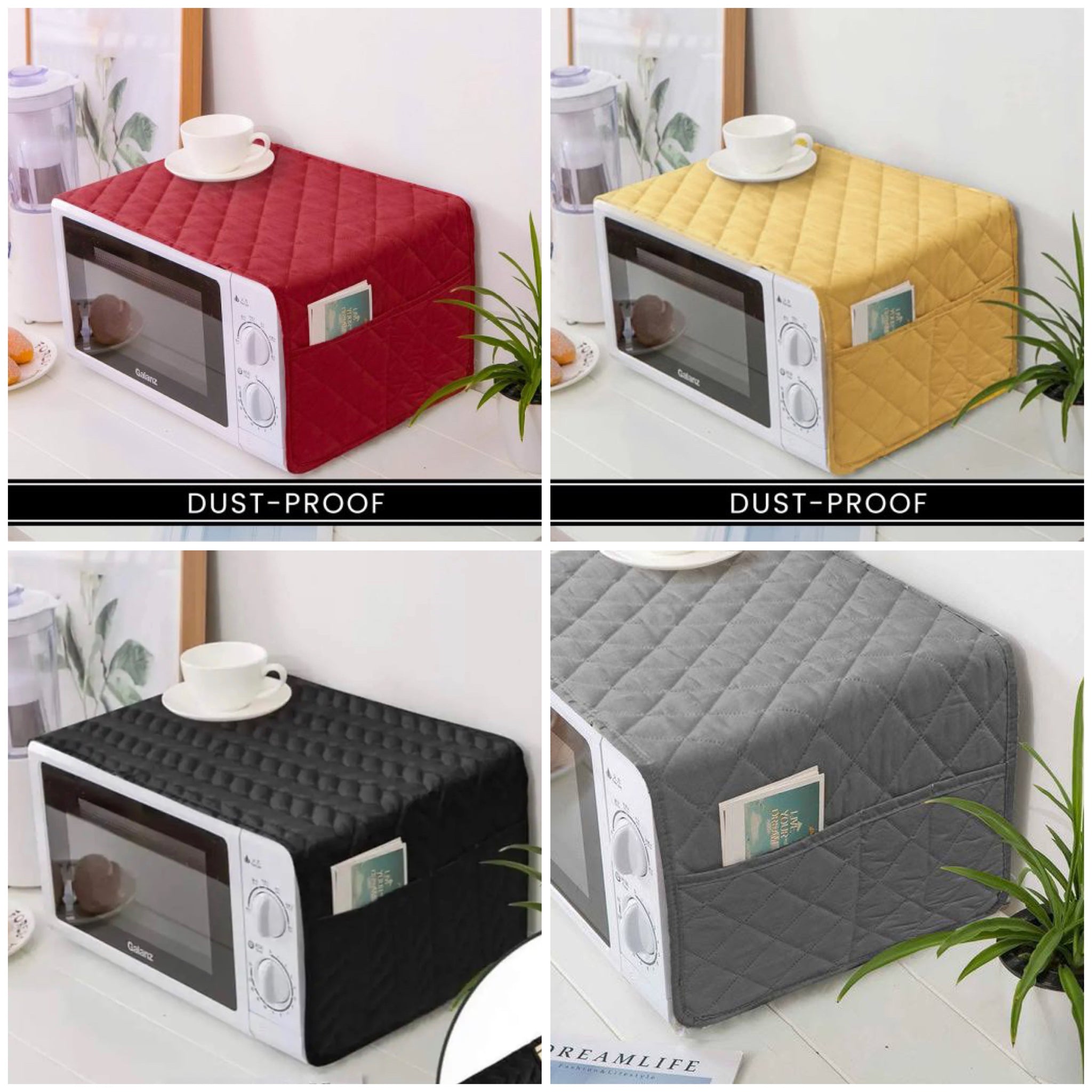 Promotion Clearance! Microwave Oven Dustproof Cover,Microwave