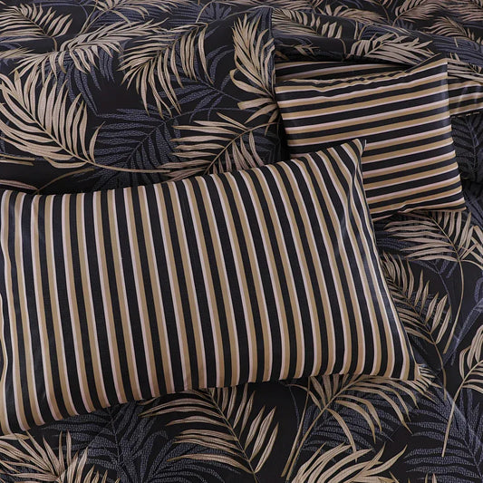 7 Pcs Quilted Comforter Set 370
