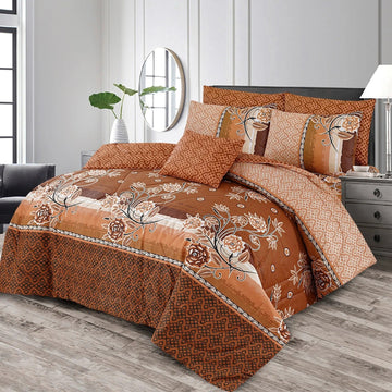 7 Pcs Quilted Comforter Set 365