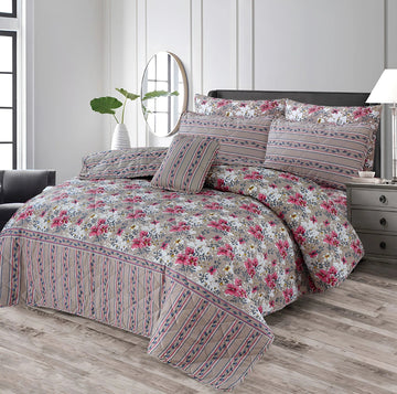 7 Pcs Quilted Comforter Set 355