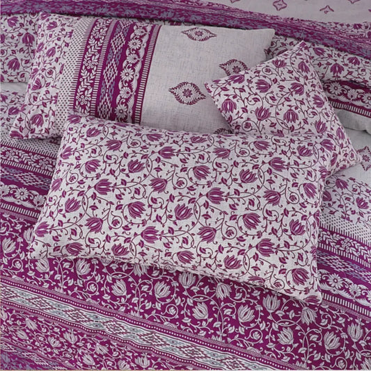 7 Pcs Quilted Comforter Set 351