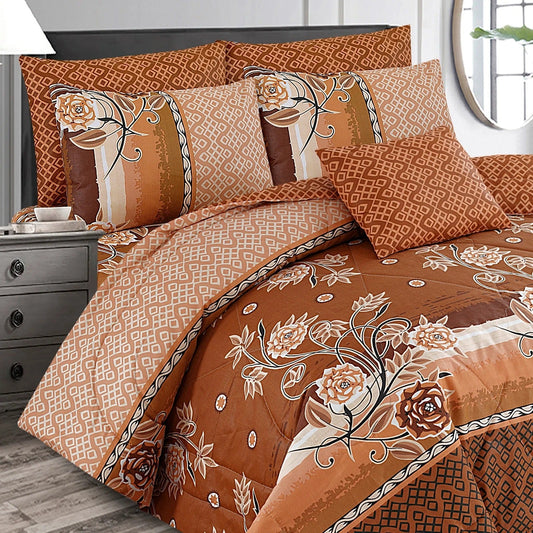 7 Pcs Quilted Comforter Set 365