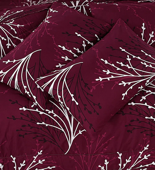 7 Pcs Quilted Comforter Set 342