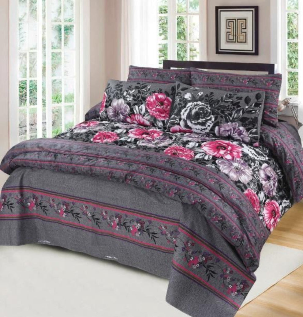 6 Pc Winter Comforter Set (Heavy Filling) 22