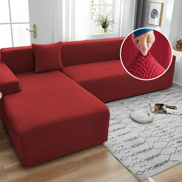 Stripe Jacquard Sofa Cover