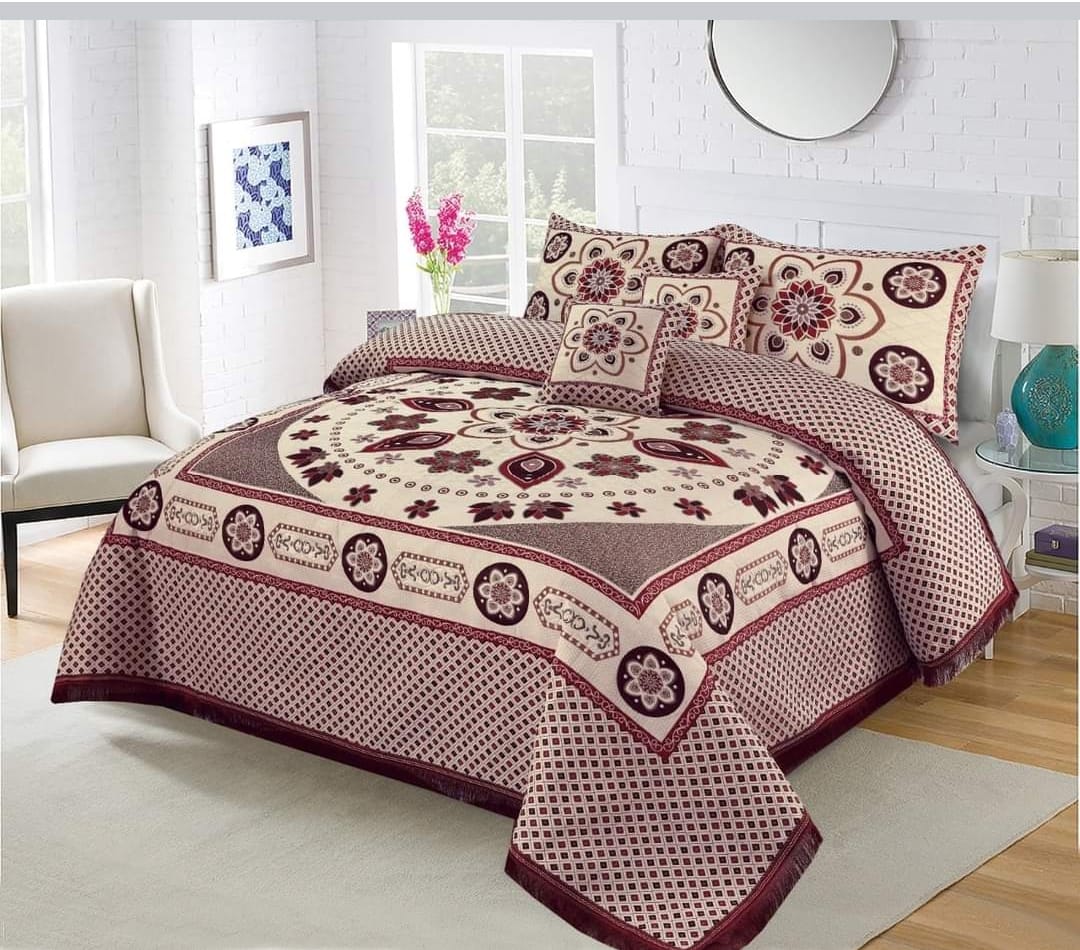 Fancy Velvet Bedsheet VB 273