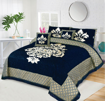 Fancy Velvet Bedsheet VB 254