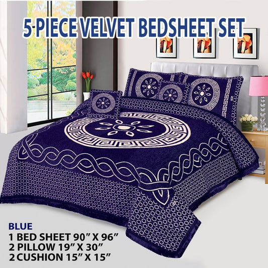 Fancy Velvet Bedsheet VB 255