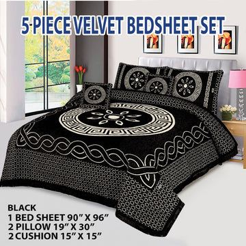 Fancy Velvet Bedsheet VB 257