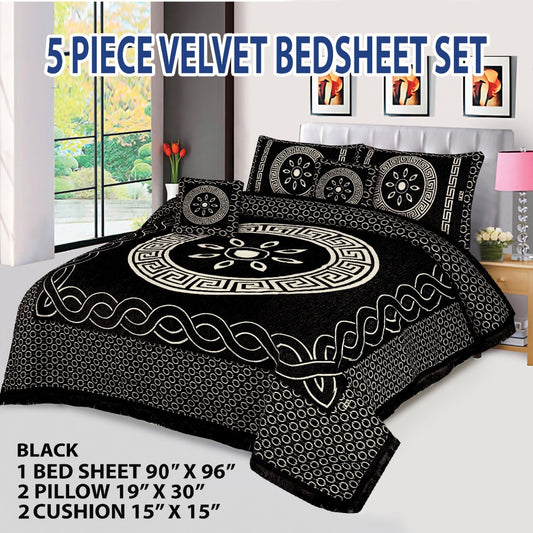 Fancy Velvet Bedsheet VB 257