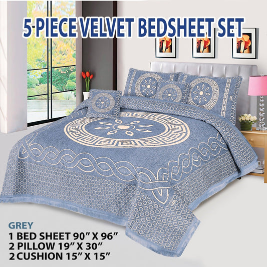 Fancy Velvet Bedsheet VB 258