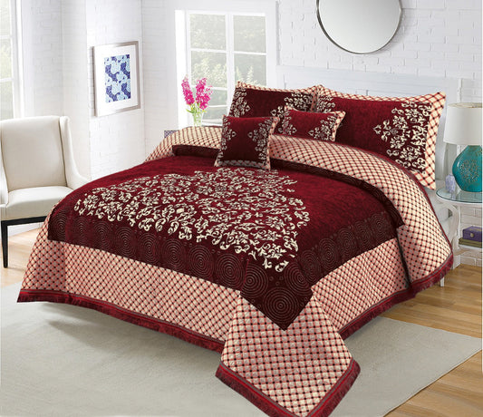 Fancy Velvet Bedsheet VB 259